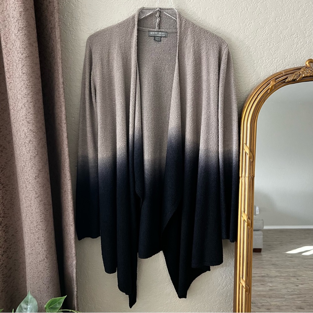 Barefoot Dreams Bamboo Chic Lite Ombre Drape Front Cardigan Style 436